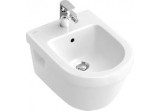 Bidet Villeroy & Boch Omnia Architectura 37x53 cm, підвісний Білий Alpin Ceramicplus, 1-otworowy, z переливом