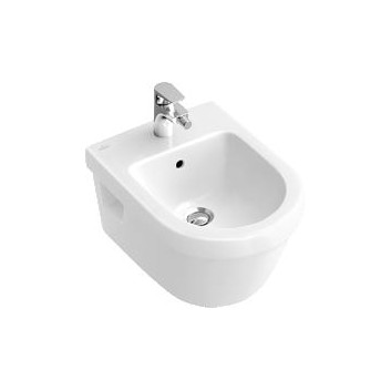 Bidet wiszący Villeroy & Boch Omnia Architectura, 370x530 mm, Biały Alpin Ceramicplus, 1-otworowy, z przelewem- sanitbuy.pl