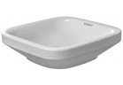  Умивальник Duravit DuraStyle, 43x43 cm, шліфована, без отвору для змішувача, Білий Alpin WonderGliss