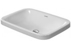 Умивальник на стільницю, Duravit DuraStyle, 60x43 cm, без отвору для змішувача, Білий Alpin WonderGliss