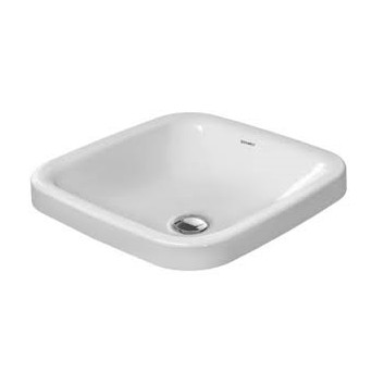  Umywalka nablatowa, Duravit DuraStyle, 430x430 mm, bez otworu na baterię, Biały Alpin- sanitbuy.pl