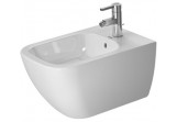 Навісне біде, Duravit Happy D.2, 355x540, 1-otworowy, Білий Alpin