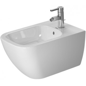 Bidet wiszący, Duravit Happy D.2, 355x540, 1-otworowy, Biały Alpin- sanitbuy.pl