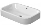 Умивальник монтований на стільниці, Duravit Happy D. 60 cm, bezotworowa, Білий Alpin