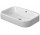 Умивальник монтований на стільниці, Duravit Happy D. 60 cm, bezotworowa, Білий Alpin WonderGliss
