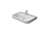 Umywalka meblowa szlifowana, Duravit Happy D., 1000 mm, 3-otworowa, Biały Alpin- sanitbuy.pl