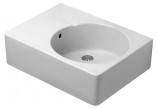 Umywalka wiszaca, Duravit Scola, 615x460 mm, komora z prawej strony, Biały Alpin- sanitbuy.pl