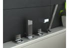 Однорычажный для ванны Kohlman Excelent 4 отвори