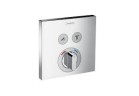 Змішувач Hansgrohe ShowerSelect dla 2 odbiorników, прихований монтаж, Зовнішній компонент, хром