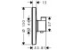 Bateria Hansgrohe Ecostat S termostatyczna podtynkowa, element zewnętrzny- sanitbuy.pl