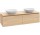 Шафка підраковинна Villeroy&Boch Legato, 1200x380x500 mm, Glossy Grey, miejsce pod dwie Umywalki