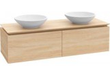 Шафка підраковинна Villeroy&Boch Legato, 1200x380x500 mm, Білий Мат., miejsce pod dwie Umywalki