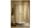 Напівкругла кабіна Radaway Classic a 80x80 cm, хром, прозоре скло, 30010-01-01