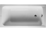 Ванна Duravit D-Code прямокутна 150x75 cm для панелей, злив przy stopach, біла