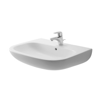 Umywalka Duravit D-Code 650x500 mm z otworem na baterię- sanitbuy.pl