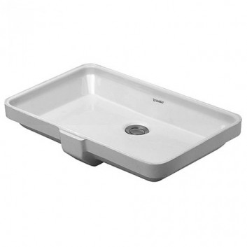 умивальник на стільницю Duravit 2nd Floor 580x415 mm, без отвору - sanitbuy.pl