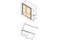 двері розсувні Huppe Aura Elegance , 900 x 900 mm, прозоре скло срібний mat , - sanitbuy.pl