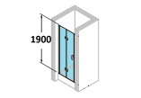 двepі душoві Huppe Design 501 - cклaдaні, szer. 800 mm- sanitbuy.pl