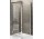 Душова стінка Novellini Kuadra F 69-72 cm, profil хром, скло прозорі
