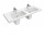 Умивальник Villeroy & Boch Subway 2.0 меблевий подвійна 130x47 cm варіант Ceramicplus 