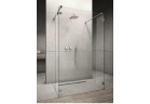 Стінка фронтова W4 ze стінкаmi bocznymi Radaway Euphoria Walk-in I 140, хром, прозоре скло