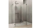 Кабіна Radaway Euphoria Walk-in IV 130, стінки boczne 30 i 100 cm, хром, прозоре скло