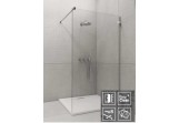 Стінка Radaway Euphoria Walk-in V 80, хром, прозоре скло