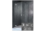 Кабіна Radaway Fuenta New KDD 90x90 cm, хром, прозоре скло EasyClean