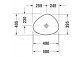 Умивальник Duravit Darling new 550x480 mm, з 1 отвором- sanitbuy.pl