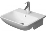 Умивальник на пів стільниці Duravit ME by Starck 55x45,5 cm з одним отвором na baterię 