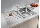 Zlewozmywak сталевий Blanco LANTOS 45 S-IF Salto, wpuszczany w blat, з автоматичноб пробкою, хромована сталь