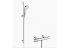Душовий комплект Hansgrohe Croma Select S Vario Combi Set 0,65 m, білий/хром