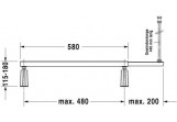 Ніжки do Ванни Duravit D-Code кутовий