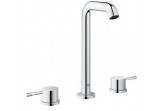 Змішувач для умивальника Grohe Essence підлогова, wys. 244 mm, хром, на 3 отвори