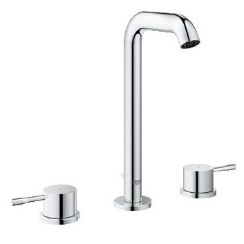 Bateria umywalkowa GRohe Essence stojąca, wys. 193 mm, chrom, 3-otworowa,- sanitbuy.pl