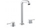 Bateria umywalkowa GRohe Essence stojąca, wys. 193 mm, chrom, 3-otworowa,- sanitbuy.pl