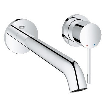 Bateria umywalkowa Grohe Essence ścienna, dł. 183 mm, chrom, 2-otworowa- sanitbuy.pl