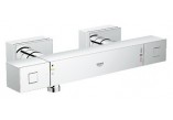 Bateria prysznicowa Grohe Grohtherm Cube, ścienna, szer. 304 mm, chrom, z półką - sanitbuy.pl