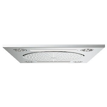 Deszczownica GROHE F-Series 15" sufitowa, wym. 381 x 456 mm, chrom, 3 strumienie- sanitbuy.pl