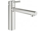 Кухонний змішувач GROHE Concetto 1/2" підлогова, wys. 265 mm, supersteel, одноважільний