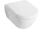 Раковина Villeroy & Boch Subway 2.0 навісна 37,5x56,5 cm, bezrantowa +сидіння з мікроліфтом широка