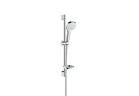 Душовий комплект Hansgrohe Croma Select E Vario 0,65 m, білий/хром, мильниця Casetta