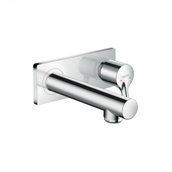 Bateria umywalkowa 1-uchwytowa Hansgrohe Talis S podtynkowa, dł. 225 mm, chrom, el. zewnętrzny- sanitbuy.pl