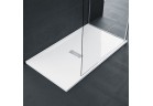 Піддон Novellini Custom ultracienki 120x80 cm, висота 3,5 cm, акрильний z możliwością docinania, чорний