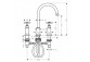 Bateria umywalkowa 3-otworowa Axor Montreux- sanitbuy.pl