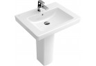 Умивальник прямокутна Villeroy & Boch 2.0 білий alpin CeramicPlus, 55 x 44 cm, серединний отвір для змішувача