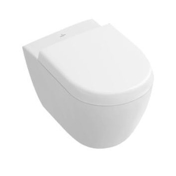 Підвісний унітаз WC Villeroy & Boch Subway 2.0 білий Alpin CeramicPlus, 48 x 35,5 cm, bez rantu- sanitbuy.pl