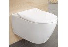 Раковина Villeroy & Boch Subway 2.0 37,5x56,5 cm, навісна, bezrantowa з покриттям Ceramicplus wraz з сидінням з мікроліфтом cienką