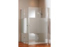 Двері душові Huppe Design Pure складані, szer. 75 cm, wys. 190 cm, хром, скло з покриттям Anti-Plaque