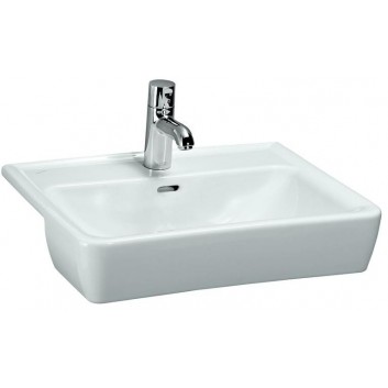 Умивальник на пів стільниці 560x440mm з отвором для змішувача Laufen Pro A- sanitbuy.pl